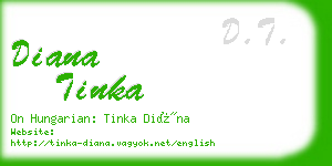 diana tinka business card